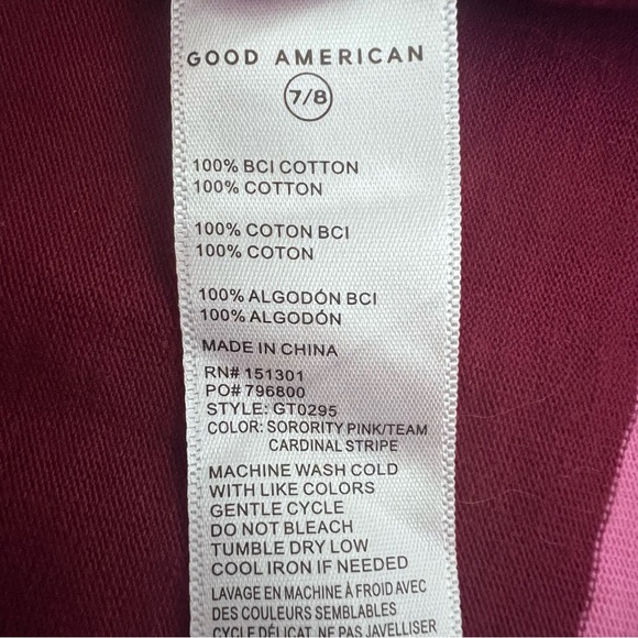 Good American Pink Oversized Rugby Shirt - Picture 11 of 12